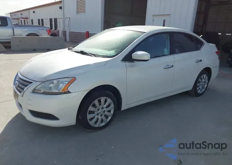 2014 Nissan Sentra S z USA, uszkodzony, nr VIN 3N1AB7AP3EL655558